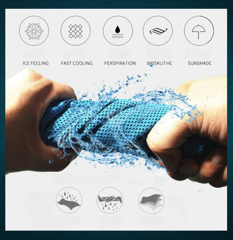 AquaCool Pro – Instant Microfiber Cooling Towel
