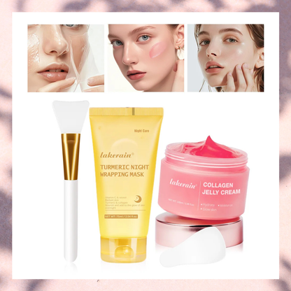 LumiJelly Collagen Wrap - Jelly cream and Overnight peel off Mask